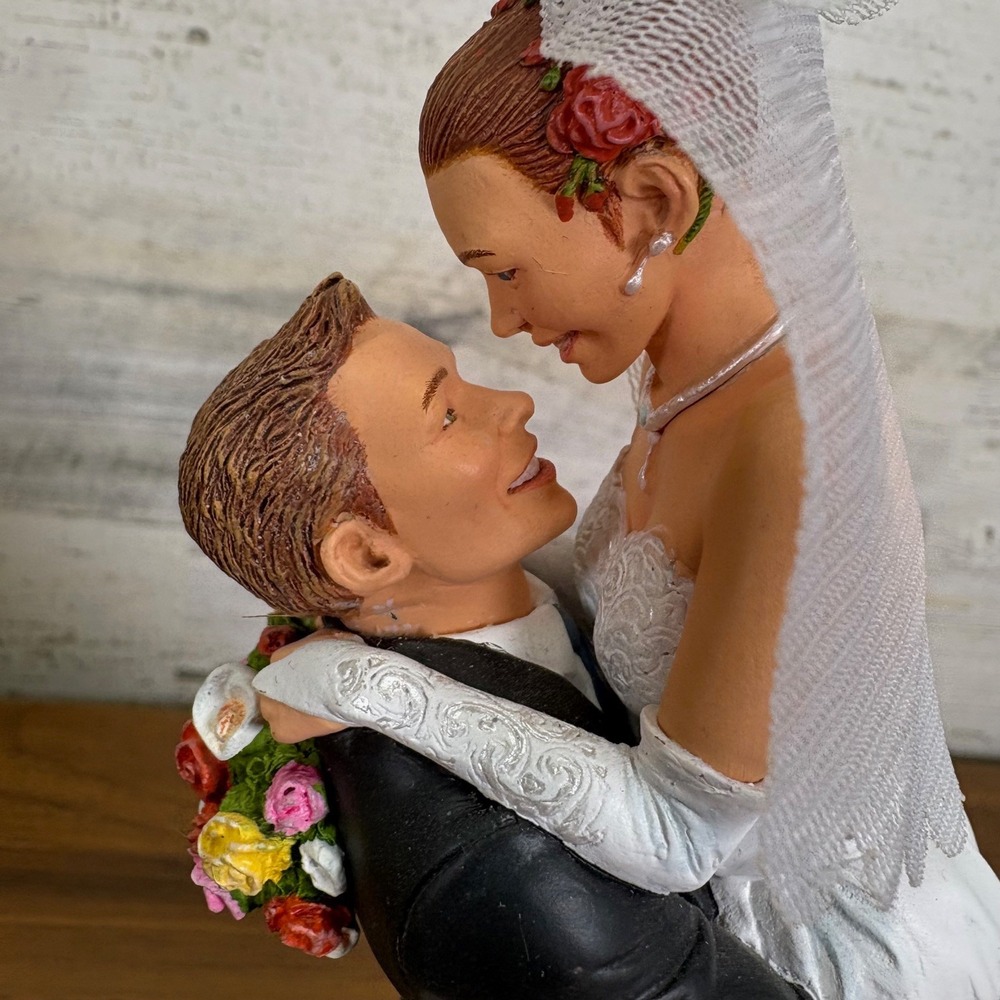 Lenox Thomas Blackshear Ebony Visions FOREVER ONE Wedding Cake Topper 9" NIB